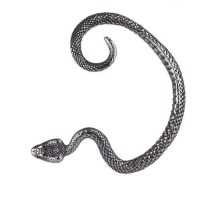 Gioielli - Orecchino Serpente - Acciaio